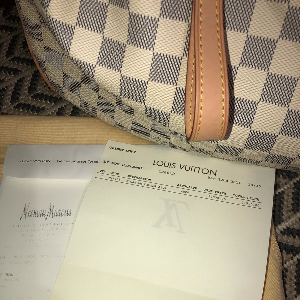 Louis Vuitton Evora MM in Damier Azur ( SOLD)! - Picture 2 of 8